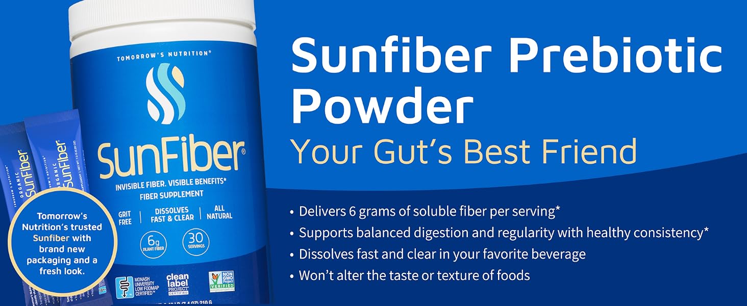 Sunfiber Prebiotic Powder - Your Gut’s Best Friend