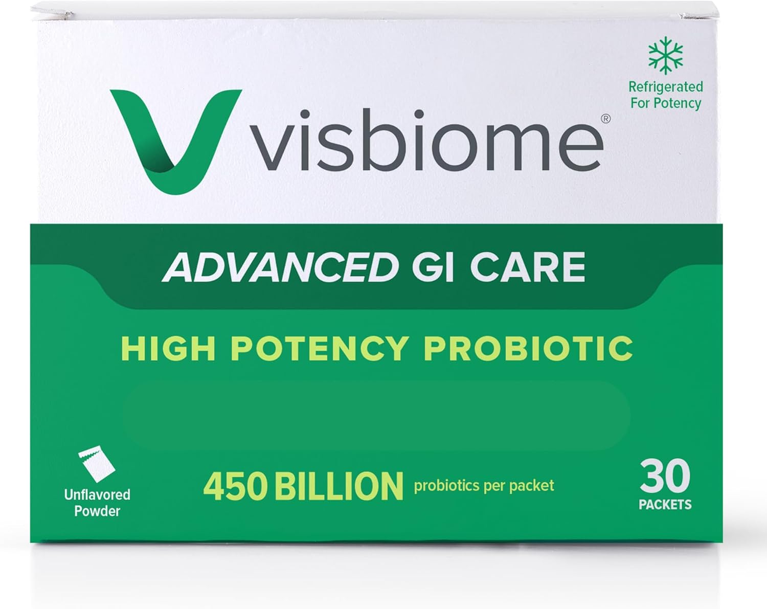 Visbiome® Advanced GI Care High Potency Probiotic, 450B CFU, 30 Packets