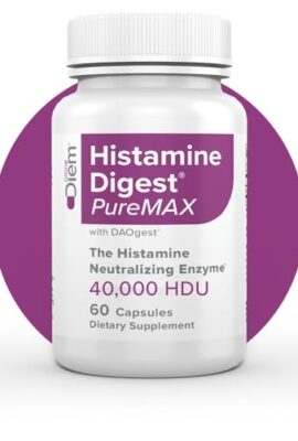 Omne Diem Histamine Digest PureMAX with DAO - Diamine Oxidase Supplement for Food Related Histamine Intolerance (60)